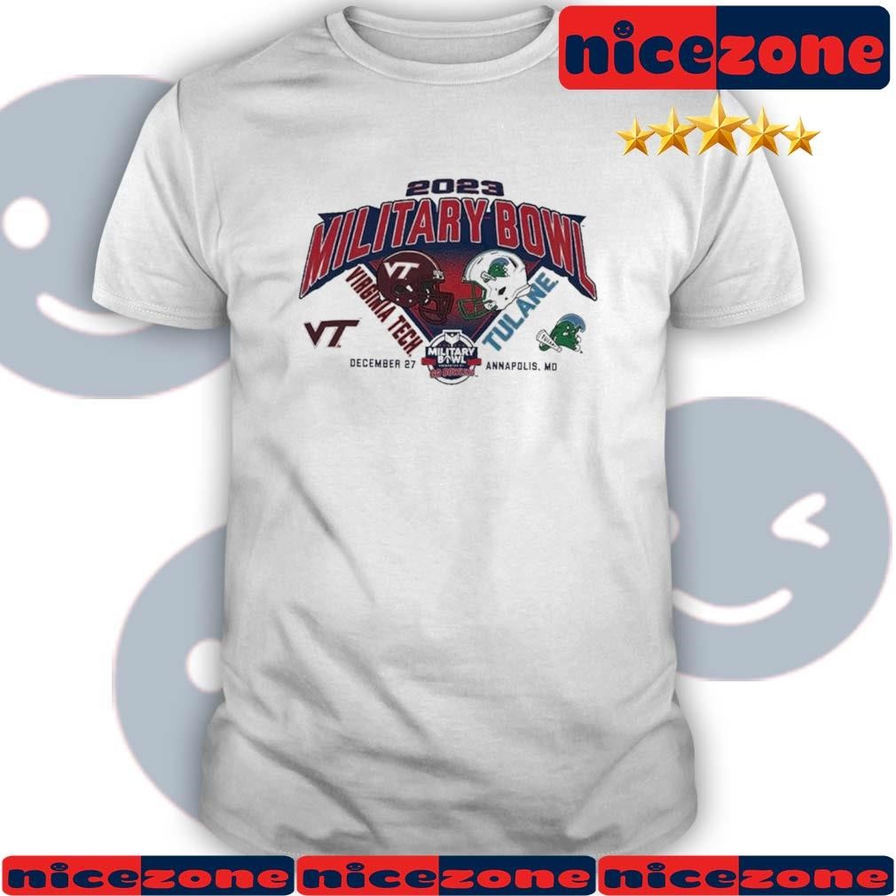 Virginia Tech Vs Tulane 2023 Military Bowl Head To Head Champion Brand Shirt