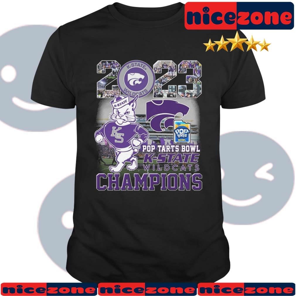 2023 Pop Tarts Bowl K State Wildcats Champions Mascot Shirt