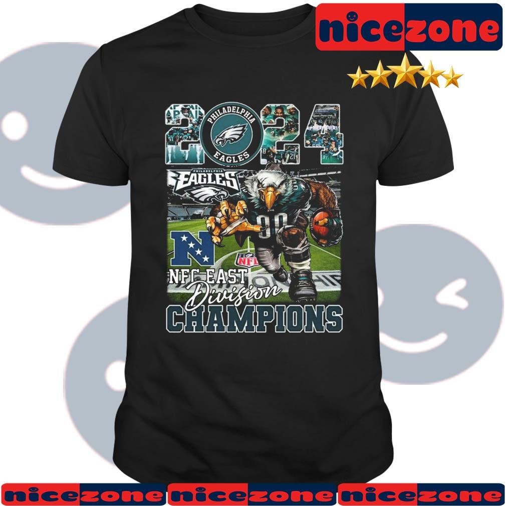 2024 NFC East Division Champions Philadelphia Eagles Mascot Eagles Shirt