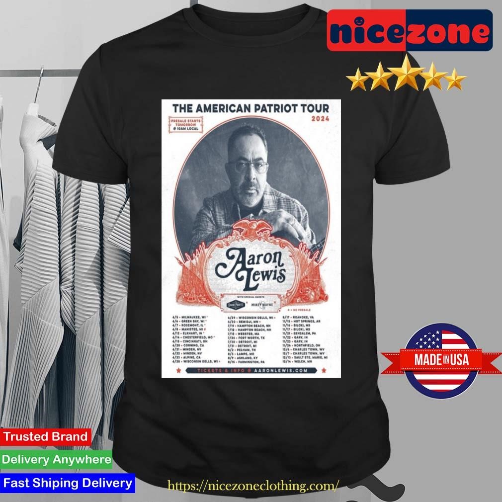 Aaron Lewis The American Patriot Tour 2024 Shirt