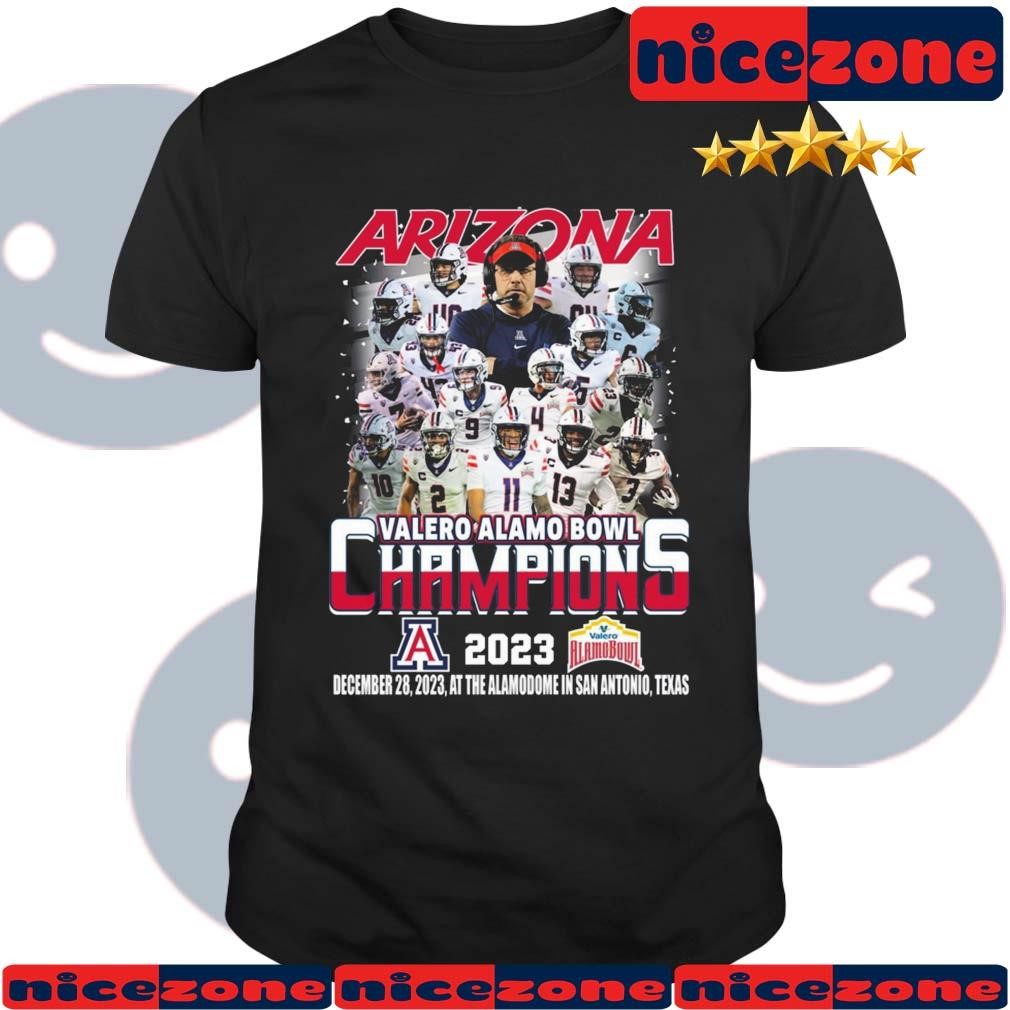 Arizona Wildcats Valero Alamo Bowl Champions At The Alamodome In San Antonio, Texas Shirt