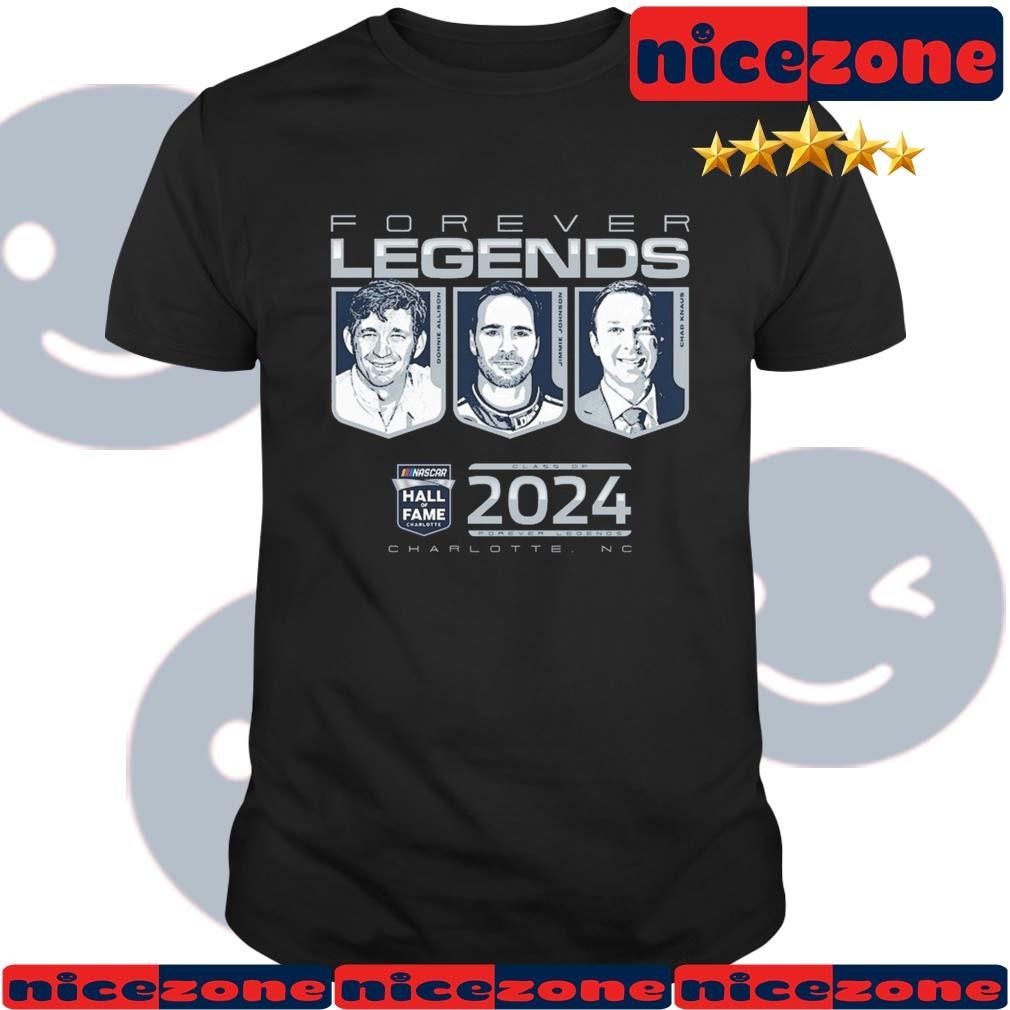 Checkered Flag Sports Navy NASCAR Hall of Fame Class of 2024 Shirt