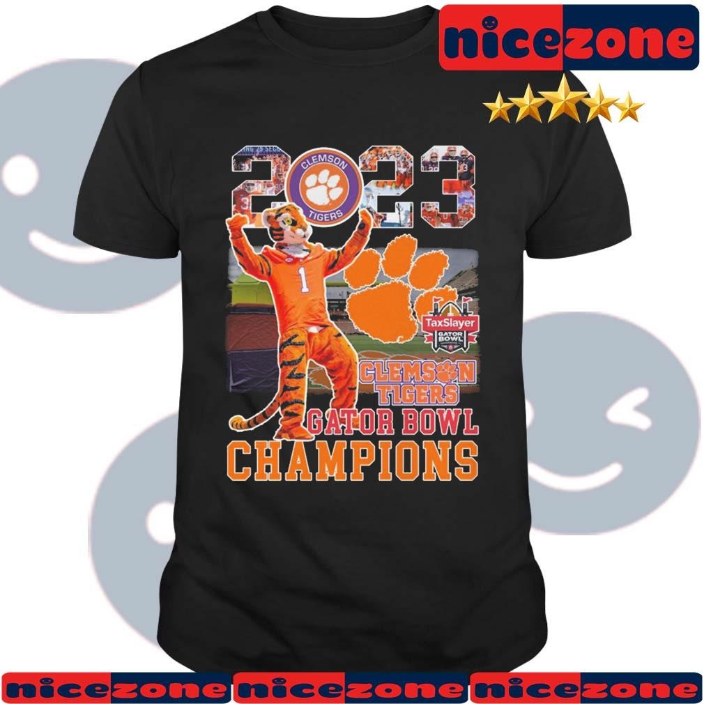 Clemson Tigers Gator Bowl Champions 2023 Mascot Shirt