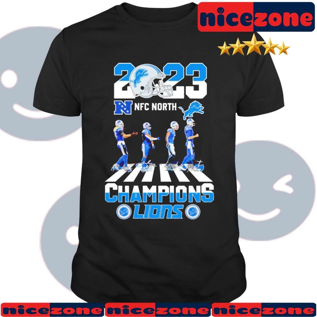 Detroit Lions 2023 NFC North Champions Abbey Road Shirt