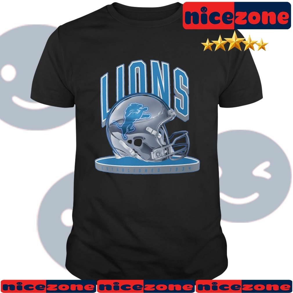 Detroit Lions Helmet Platform Shirt