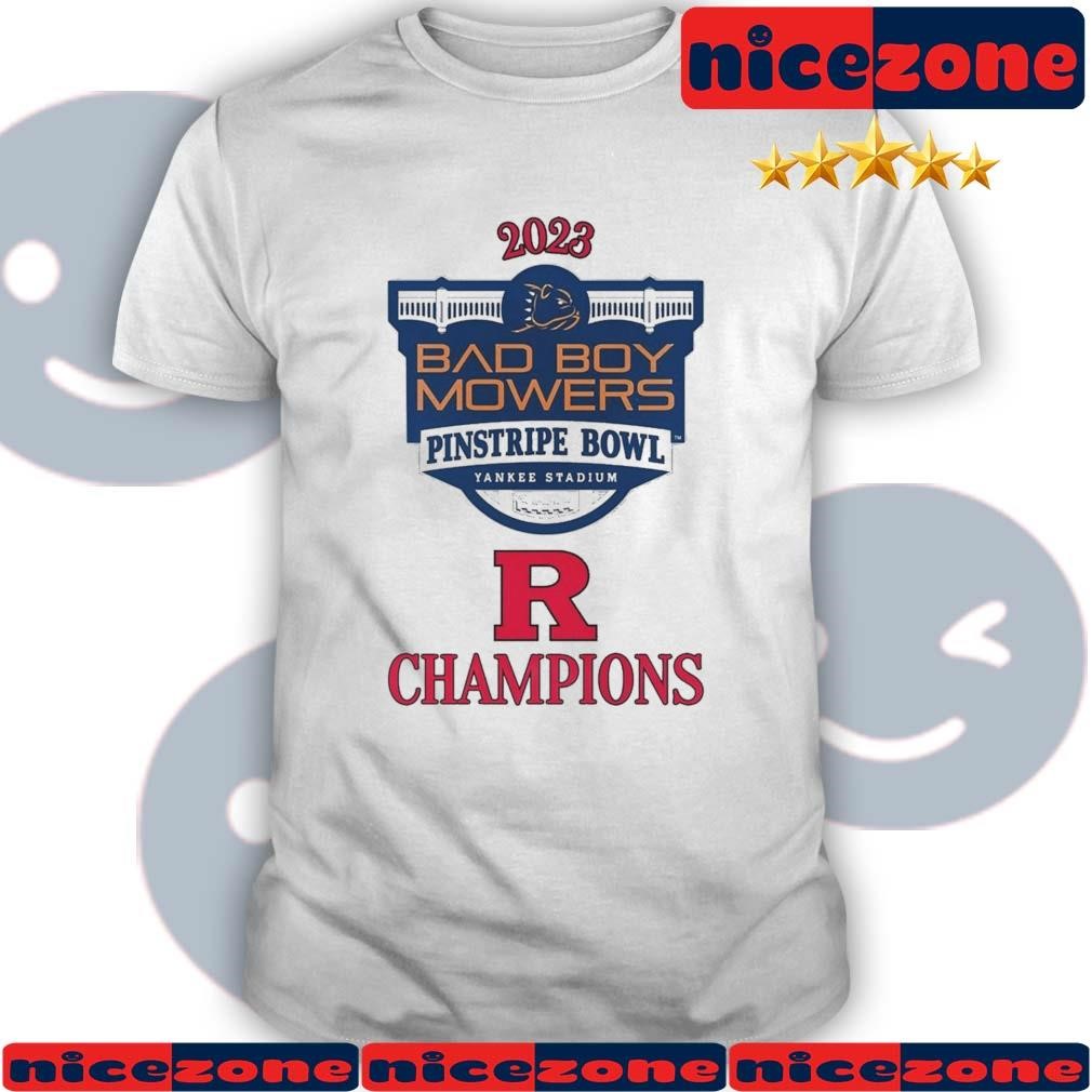 Football Bad Boy Mowers Pinstripe Bowl Champions 2023 Shirt