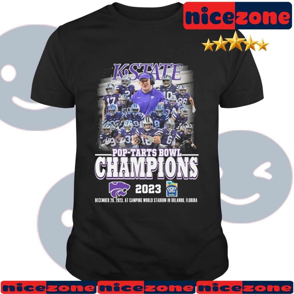 Kansas State Wildcats Pop-Tarts Bowl Champions 2023 December 26, 2023 At Camping World Stadium In Orlando Shirt