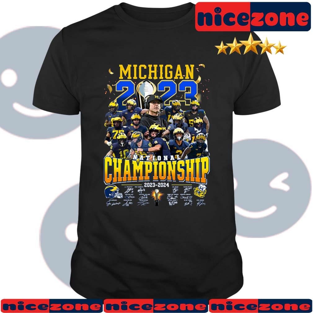 Michigan 2023 National Championship 2023 2024 All Players Signatures ...