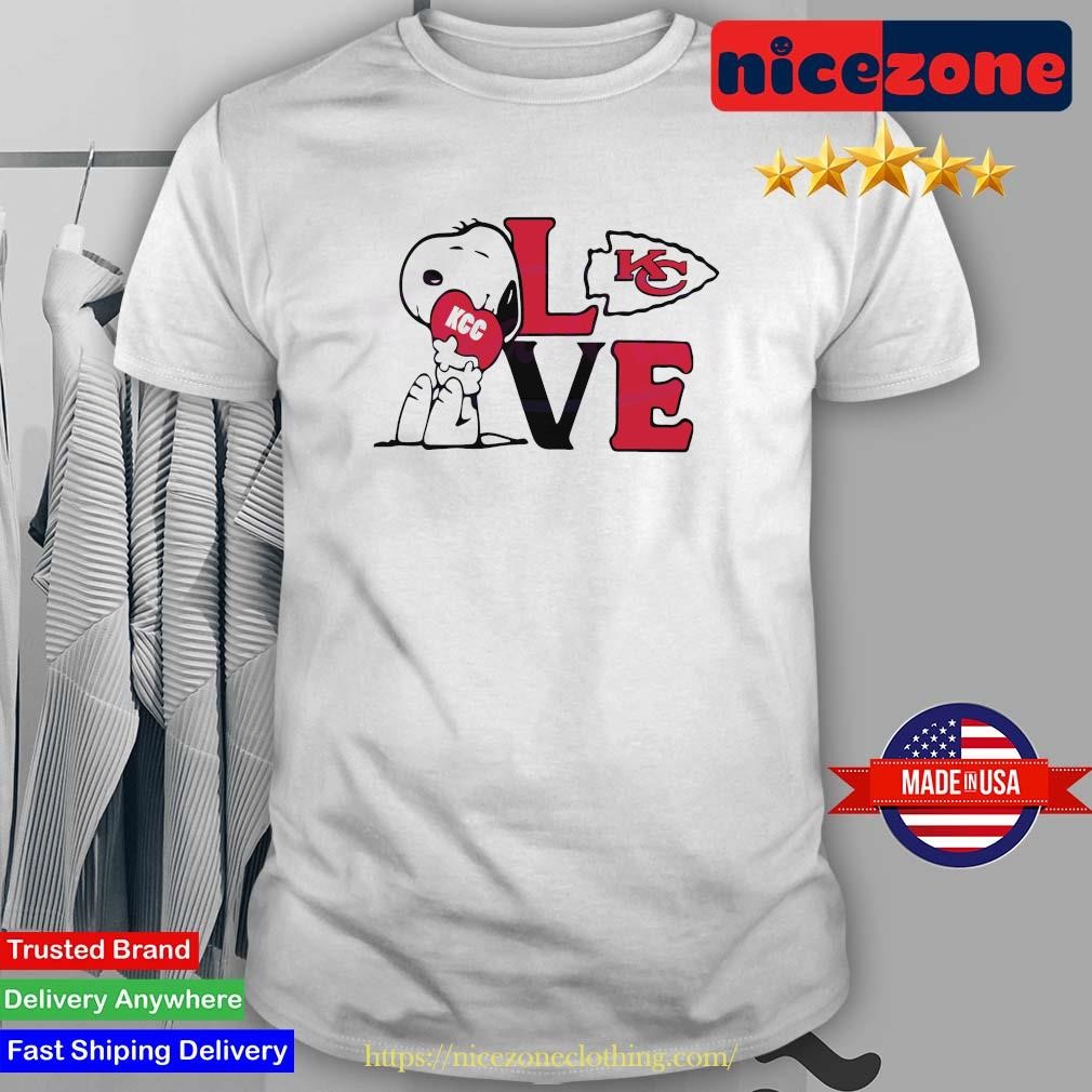 Snoopy Dog Love Kansas City Chiefs 2024 Shirt