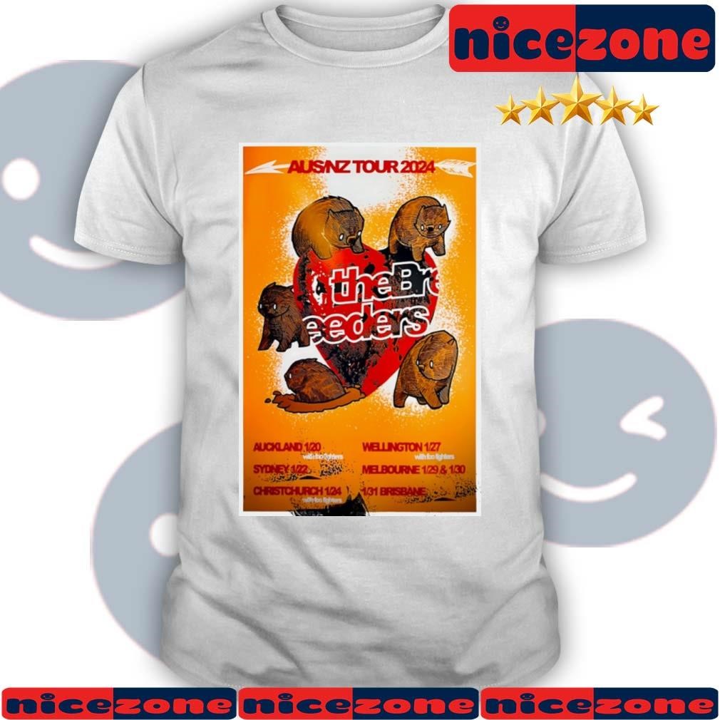 The Breeders Go Media Stadium Auckland, NZ Jan 20, 2024 Event Shirt