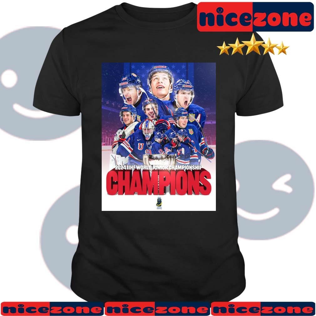 USA Junior Hockey Team Are The 2024 IIHF World Junior Champions Shirt