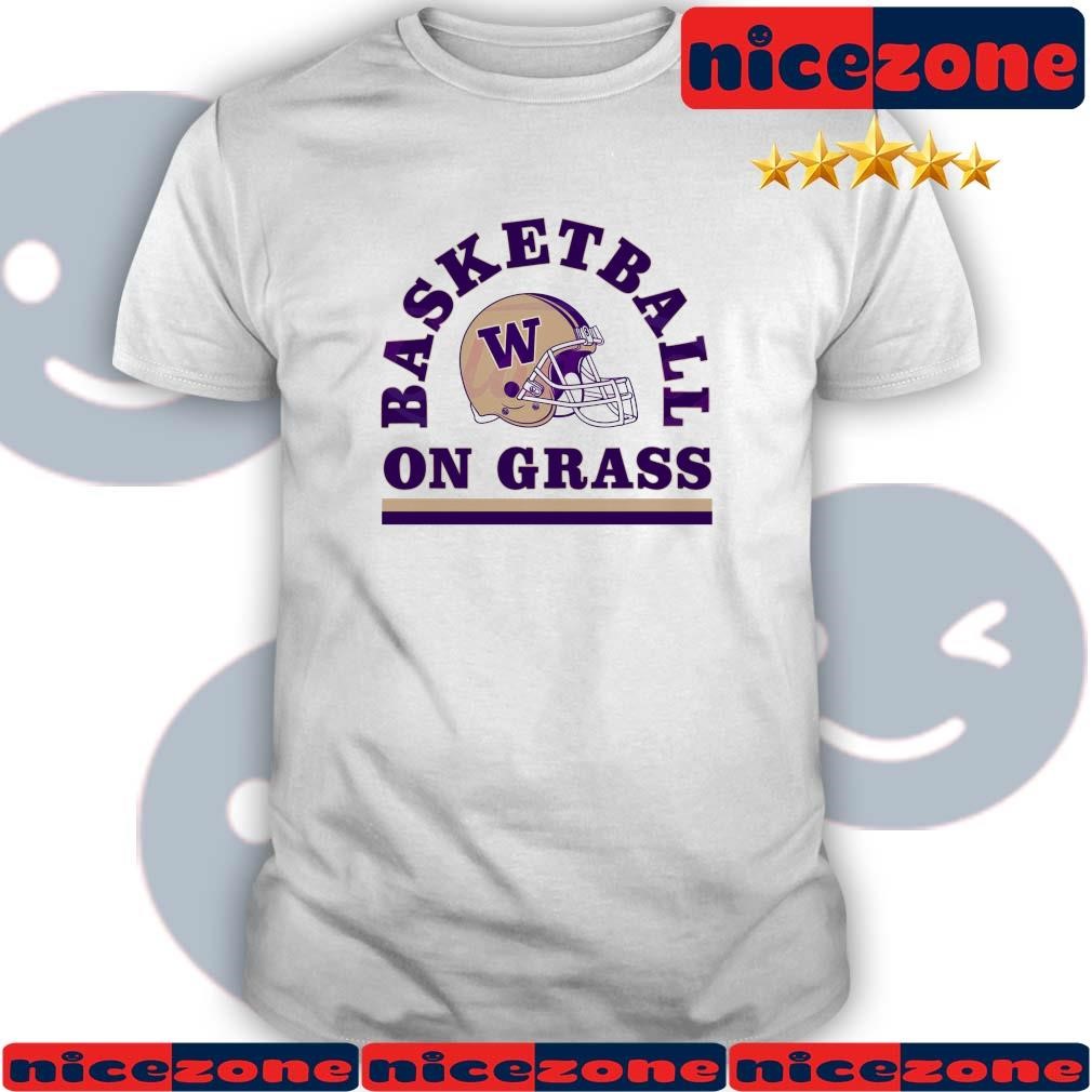 Washington Football Basketball On Grass Shirt
