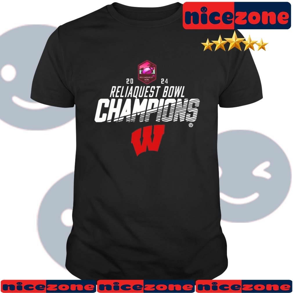 Wisconsin Badgers 2024 ReliaQuest Bowl Champions Shirt