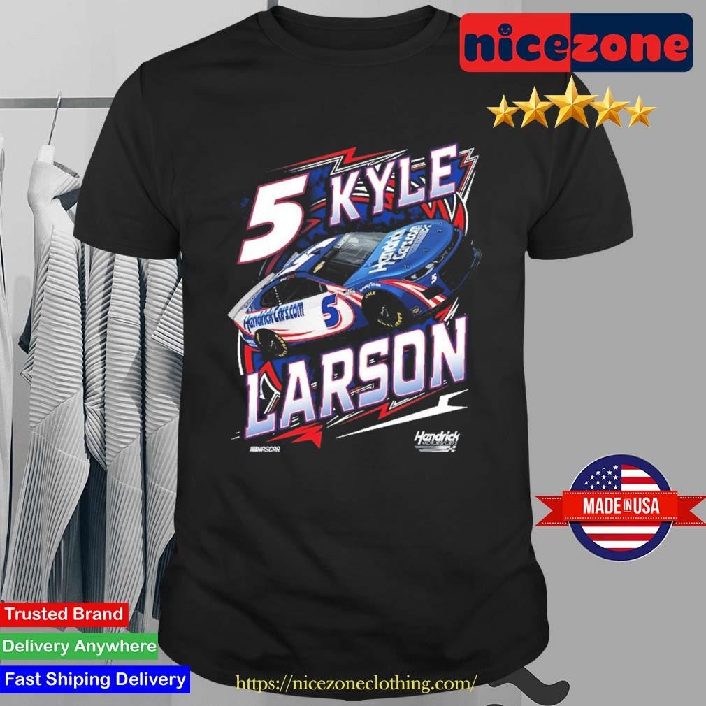 Kyle Larson Hendrick Motorsports Team Collection Navy HendrickCars.com Car Shirt
