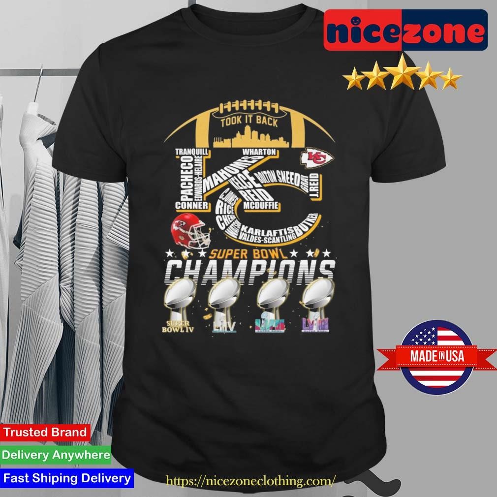 Original Kansas City Chiefs Took It Back Super Bowl Champions 2024 T ...