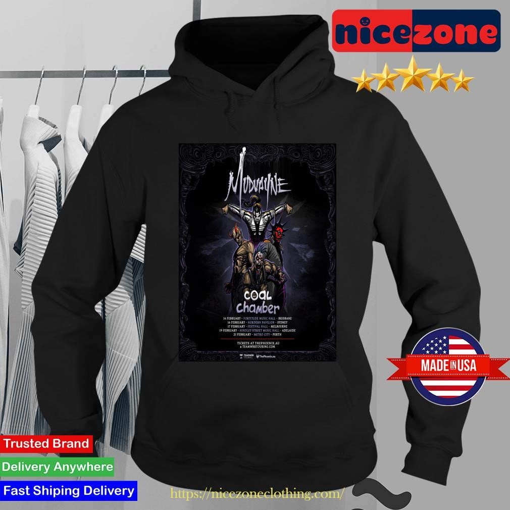 Mudvayne Coal Chamber 2024 Australia Tour Poster Shirt, hoodie, sweater ...