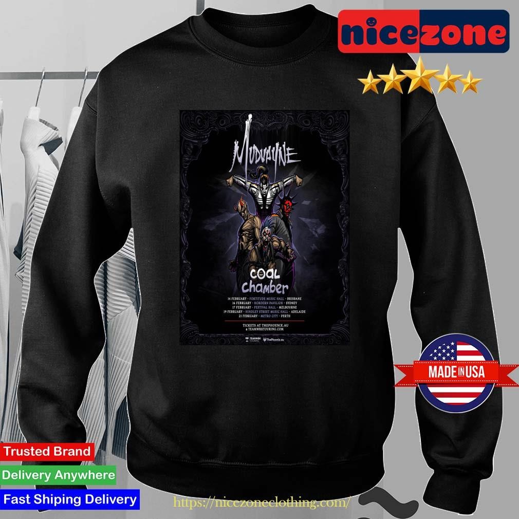 Mudvayne Coal Chamber 2024 Australia Tour Poster Shirt, hoodie, sweater ...